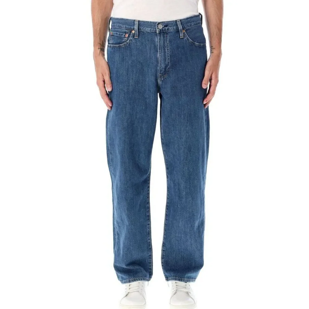 Levis Premium 568 Jeans Loose Straight Linen+ Lightweight Denim Blue Men's 34x34